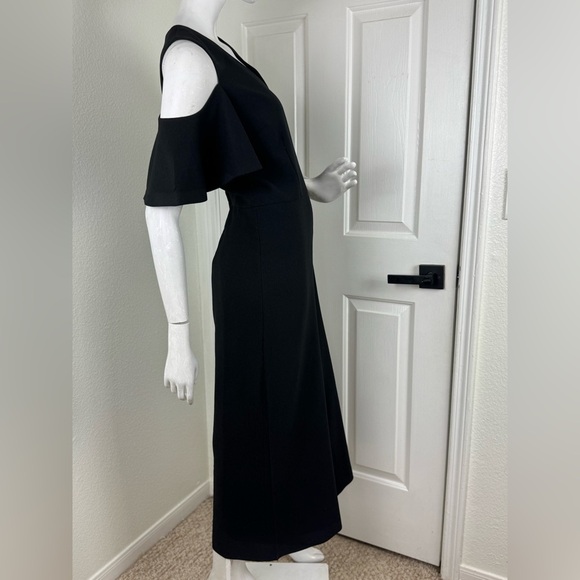 KARL LAGERFELD Cold Shoulder Jumpsuit Navy Blue Size 8. A24 - Picture 5 of 15